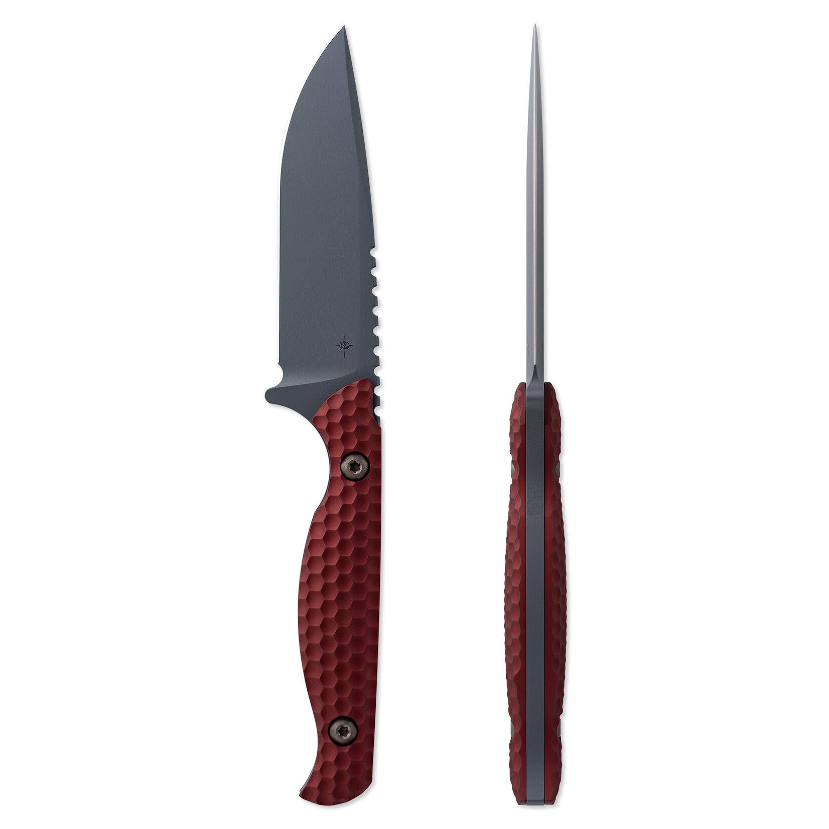 Toor Knives Toor Knives 5794 CPM154 & Aluminum Rum Red Mutiny
