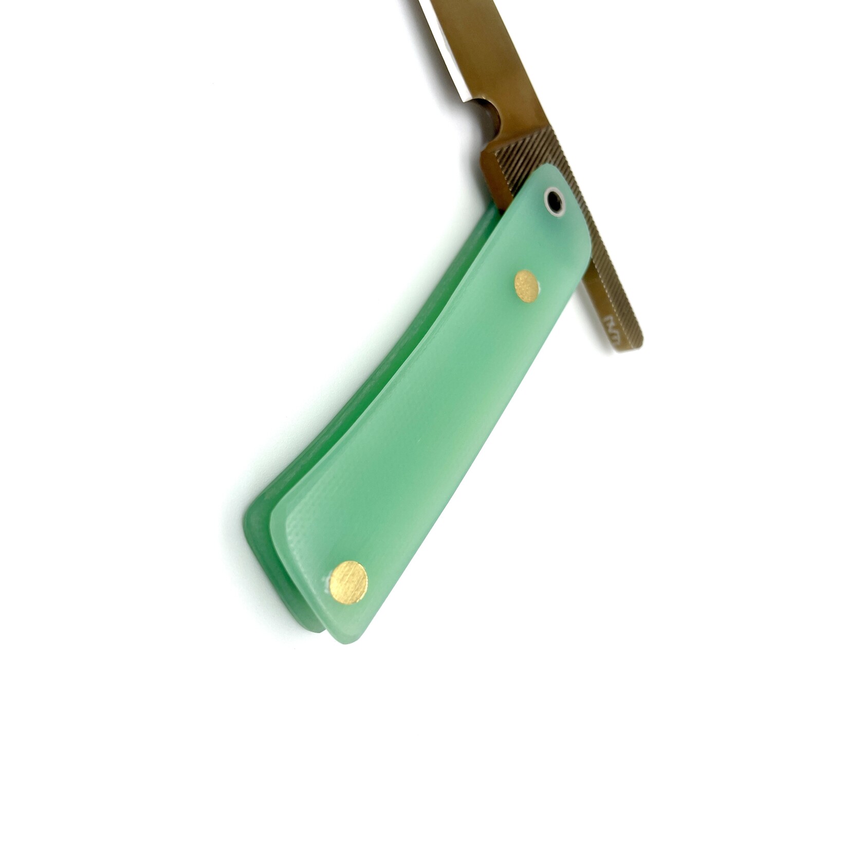 Zanutto Customs Zanutto Customs Johnson USA Mill File & G10 Jade Friction Folder