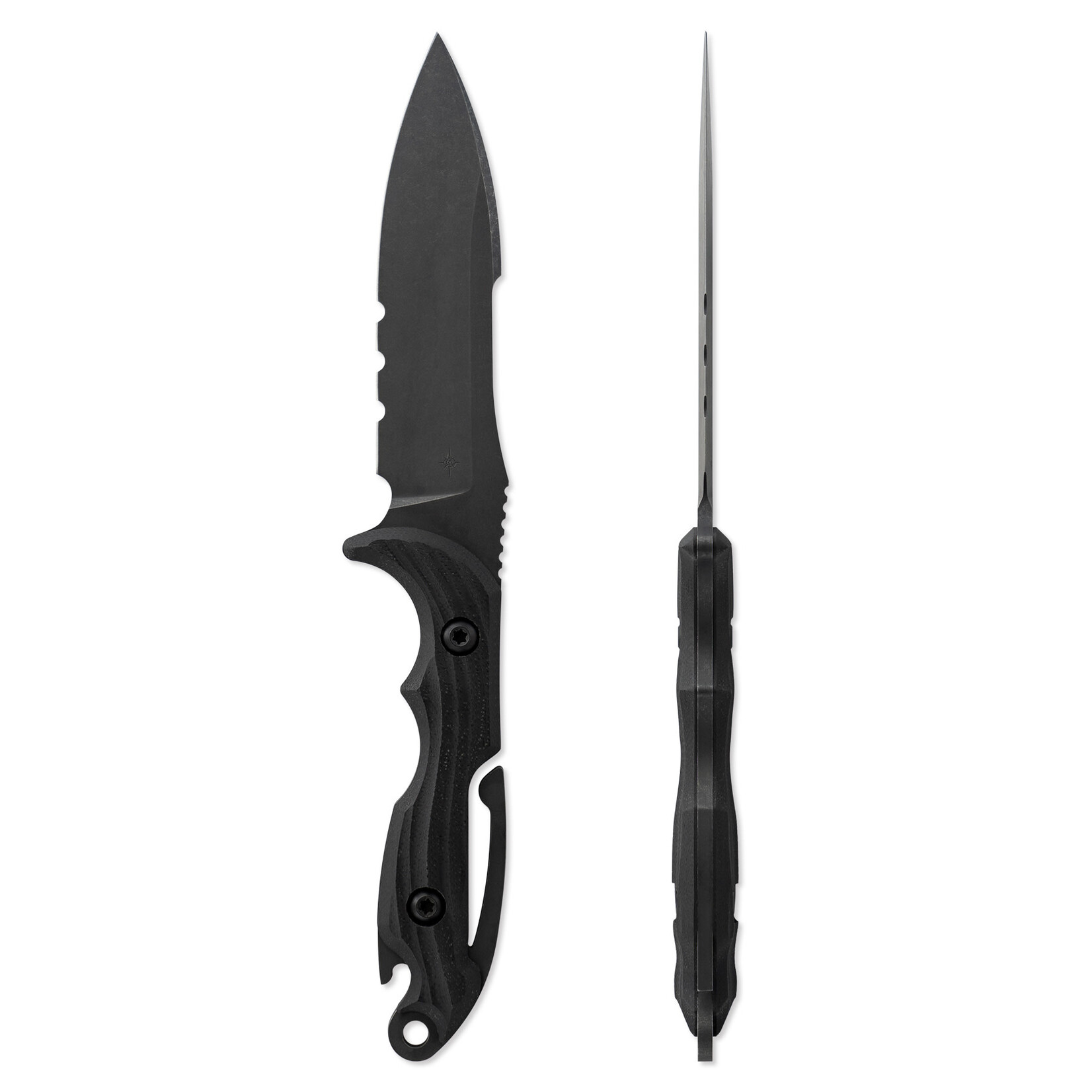 Toor Knives Toor Knives S35VN & G10 Carbon Black M.U.F Dive Knife