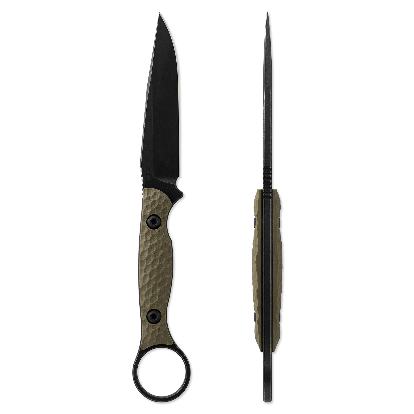 Toor Knives Toor Knives S35VN & G10 Covert Green Anaconda