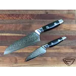 Ferrum Forge Damascus 6" & 3.5" Two Piece Set