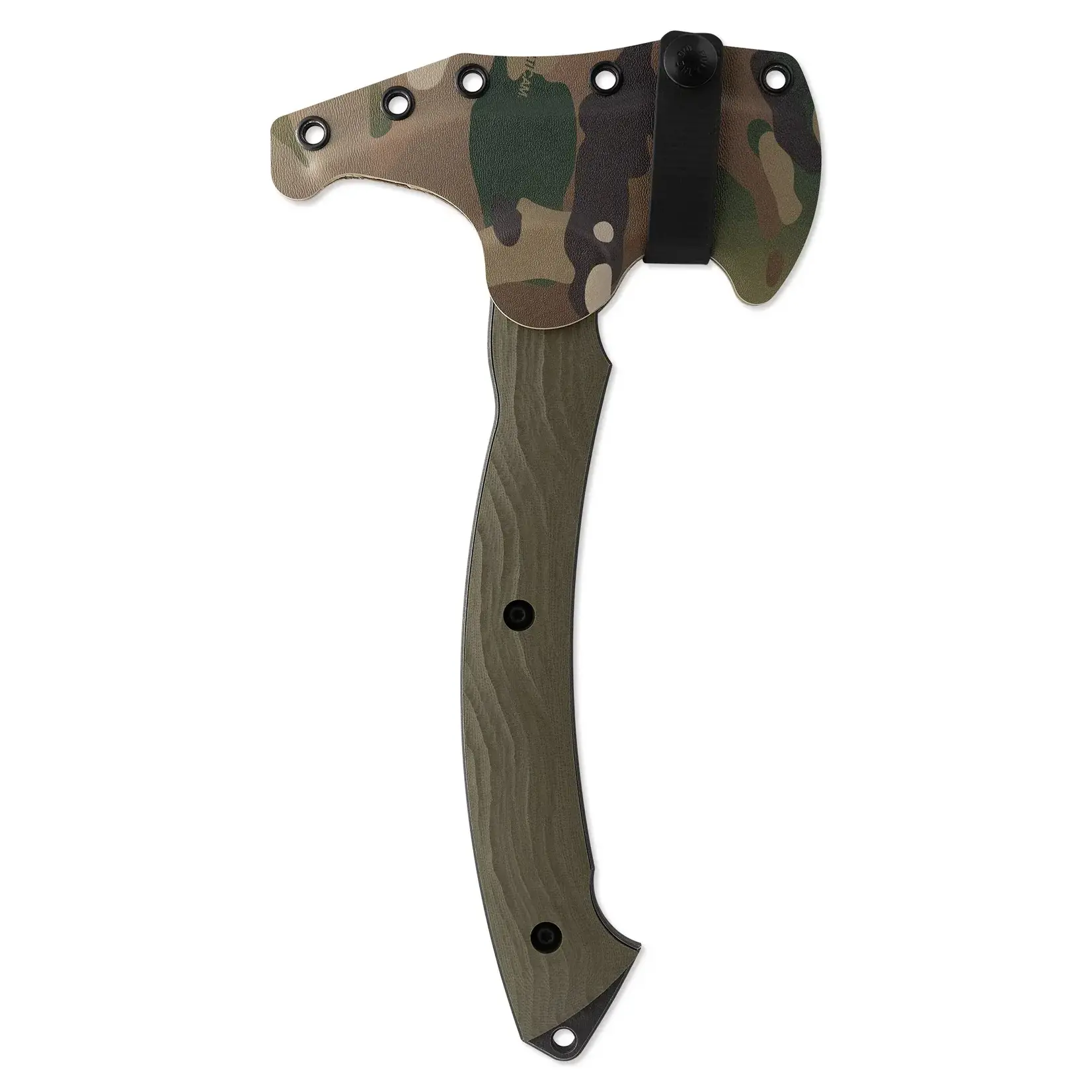 Toor Knives Toor Knives 53838 D2 & G10 Covert Green Tomahawk Axe