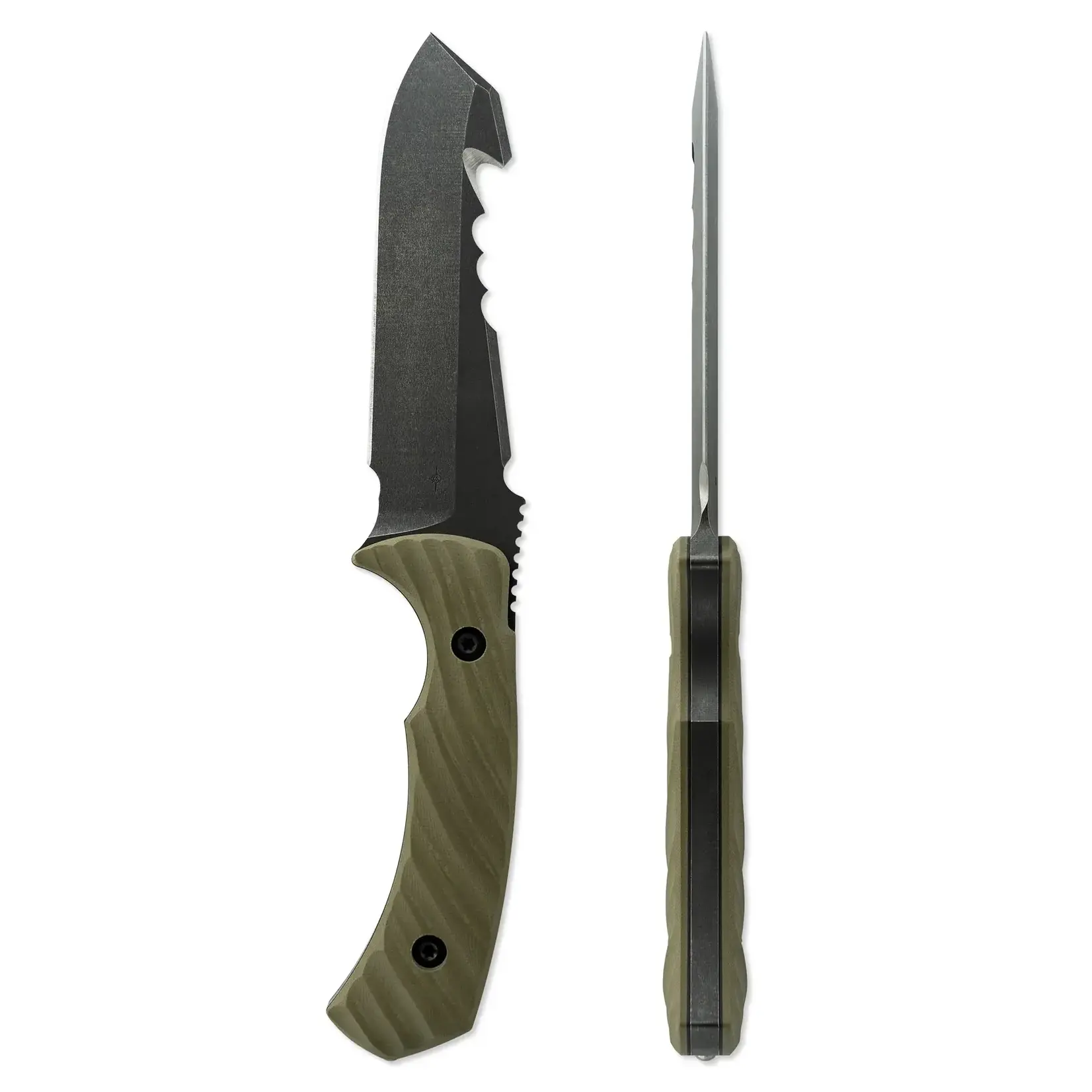 Toor Knives Toor Knives 53944 S35VN & G10 Covert Green Egress SAR Knife