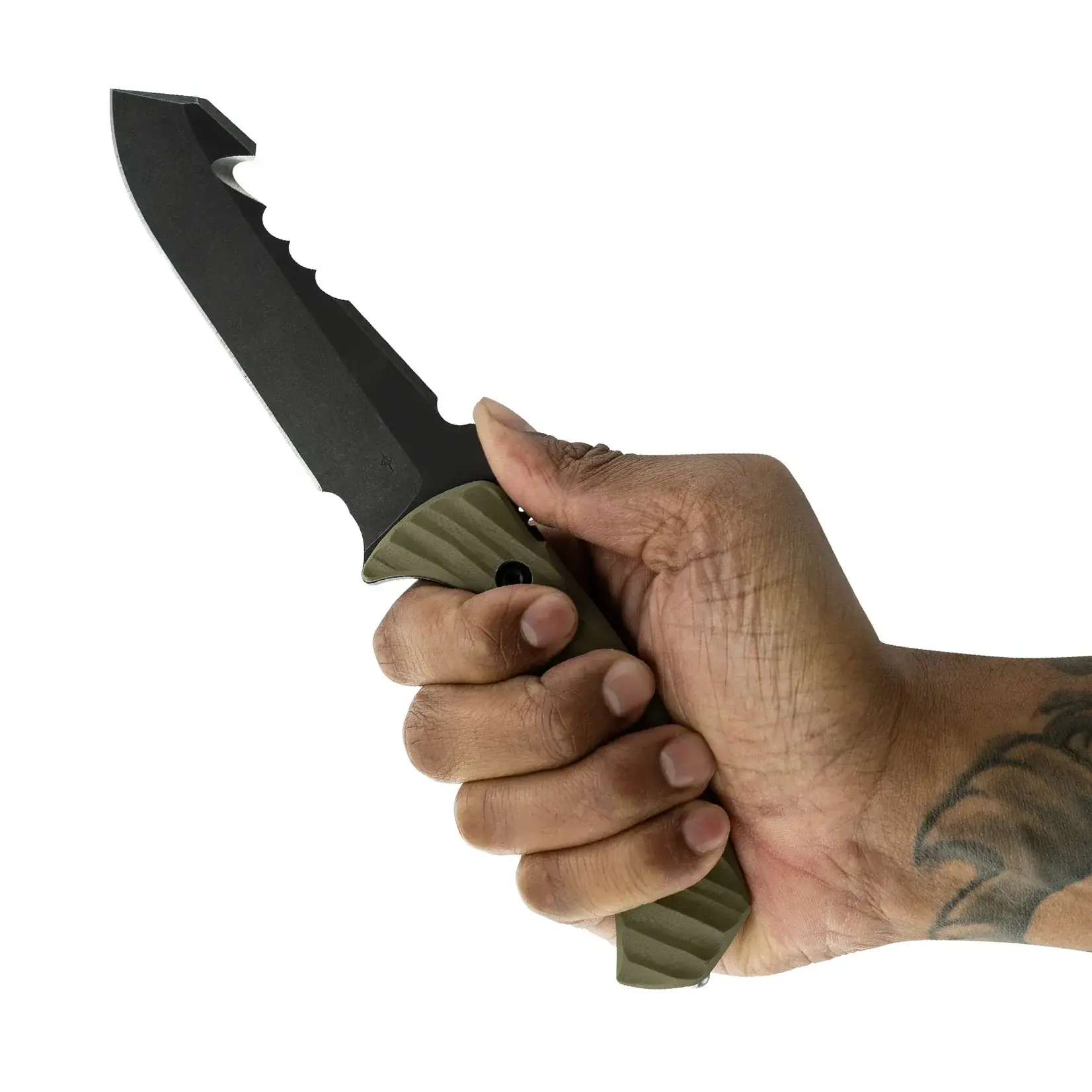 Toor Knives Toor Knives 53944 S35VN & G10 Covert Green Egress SAR Knife