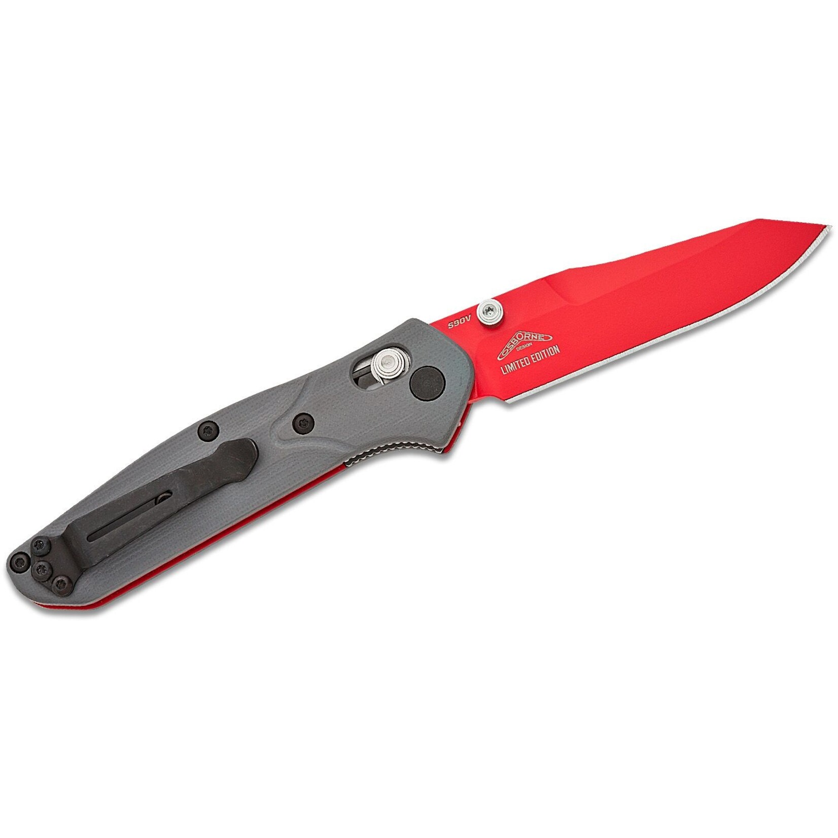 Benchmade Discontinued - Benchmade 945RD-2401 S90V & G10 Shot Show 2014 Limited Edition Mini Osborne