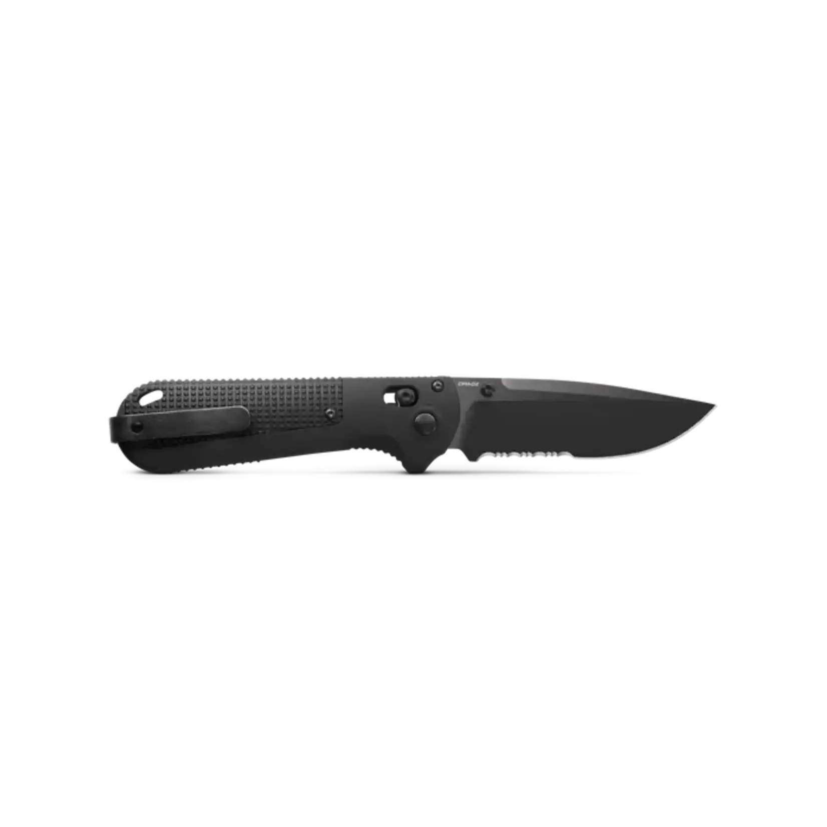 Benchmade Benchmade 430SBK-02 D2 & Grivory Black Serrated Redoubt