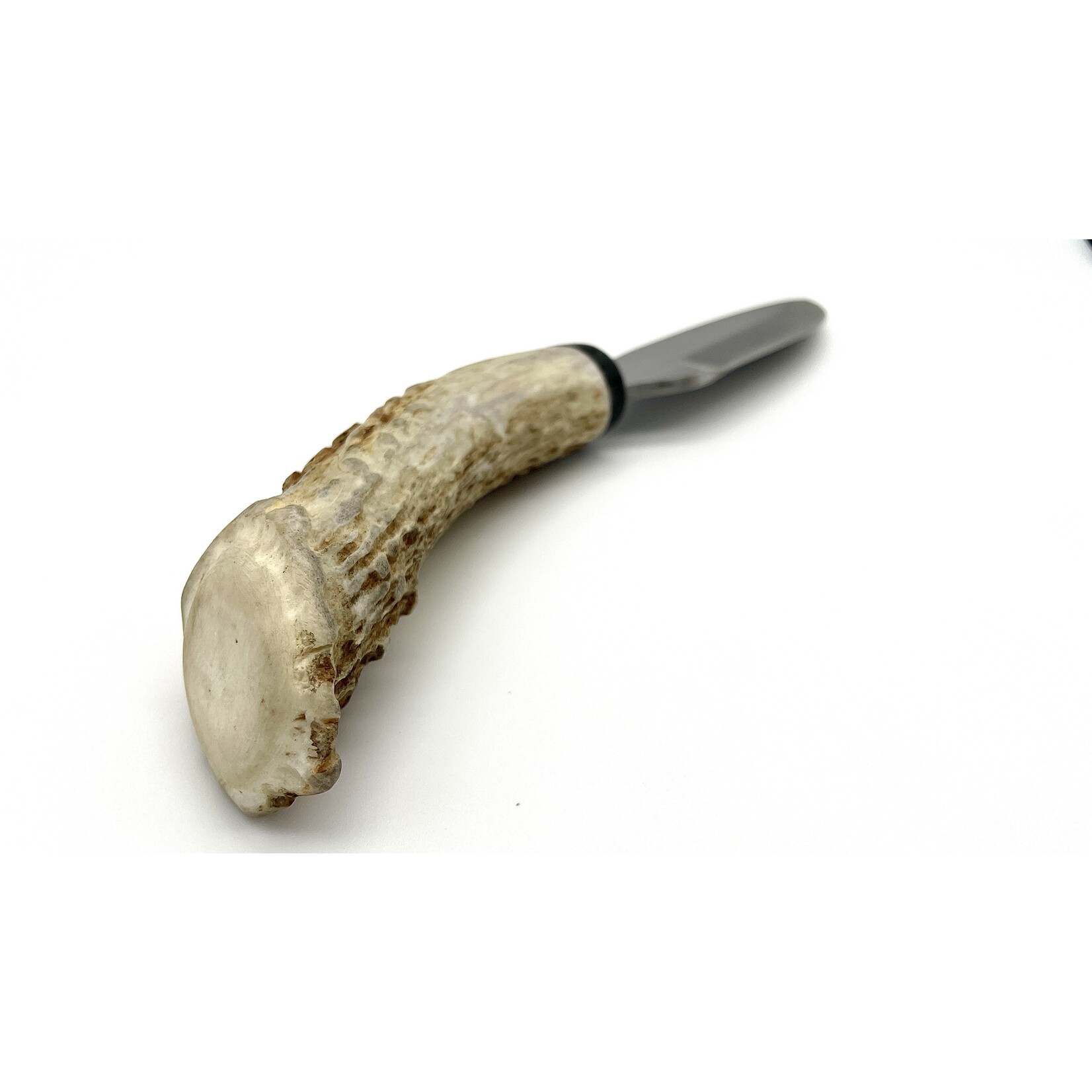 Jeff Morgan Jeff Morgan 1095 & Antler + Micarta Stubby Utility