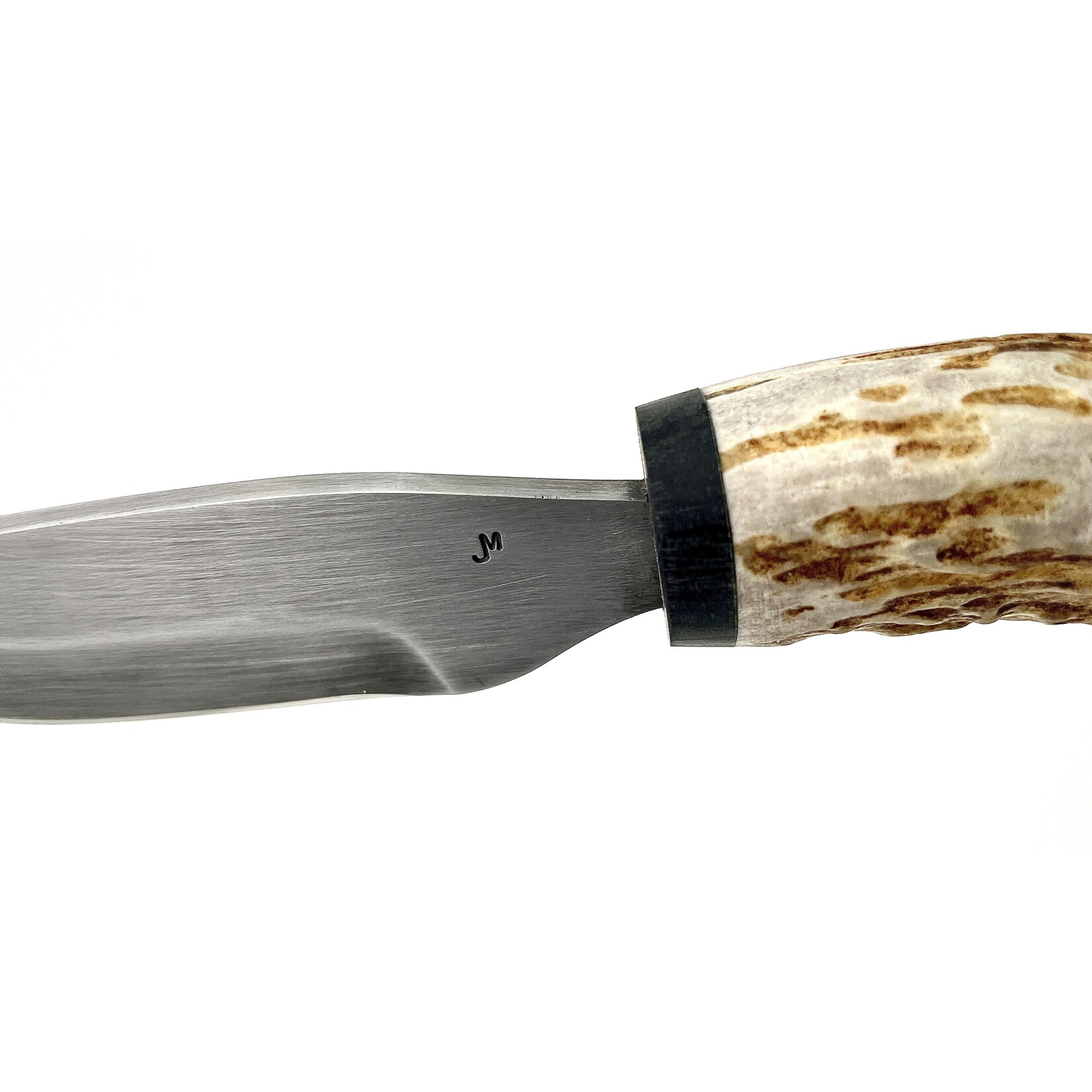 Jeff Morgan Jeff Morgan 1095 & Antler + Micarta Stubby Utility