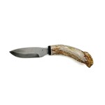 Jeff Morgan Available - Jeff Morgan Antler + Micarta Stubby Utility