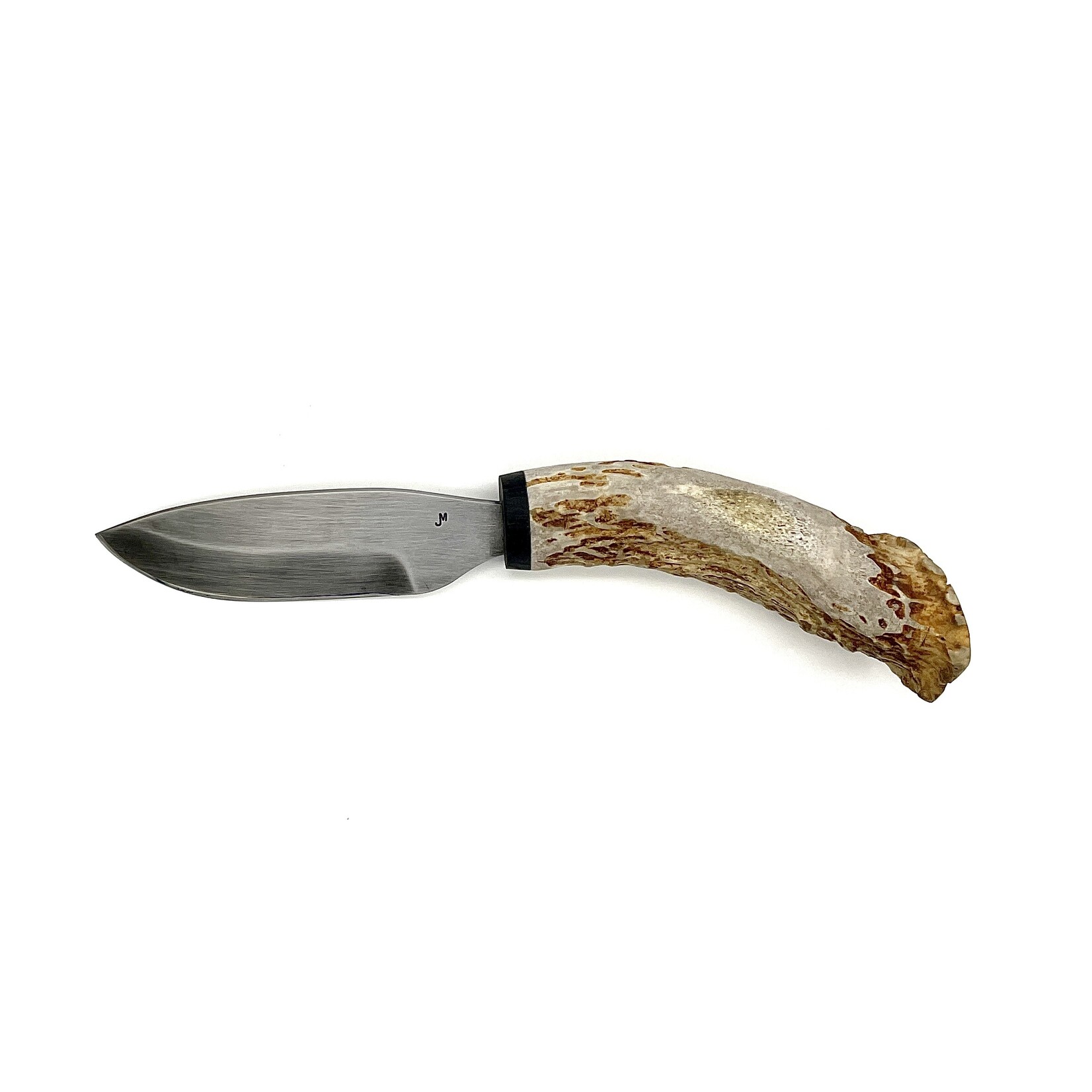 Jeff Morgan Jeff Morgan 1095 & Antler + Micarta Stubby Utility