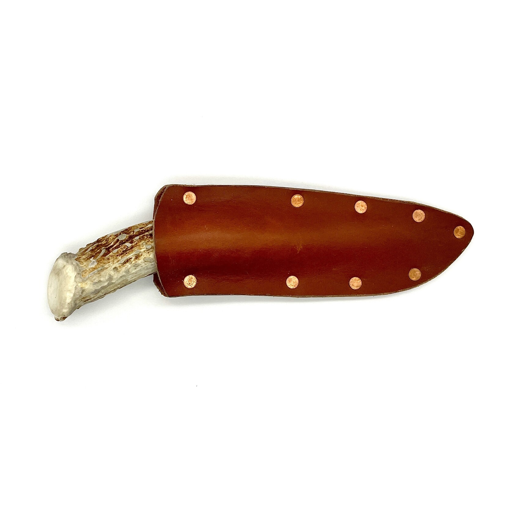 Jeff Morgan Jeff Morgan 1095 & Antler + Micarta Stubby Utility