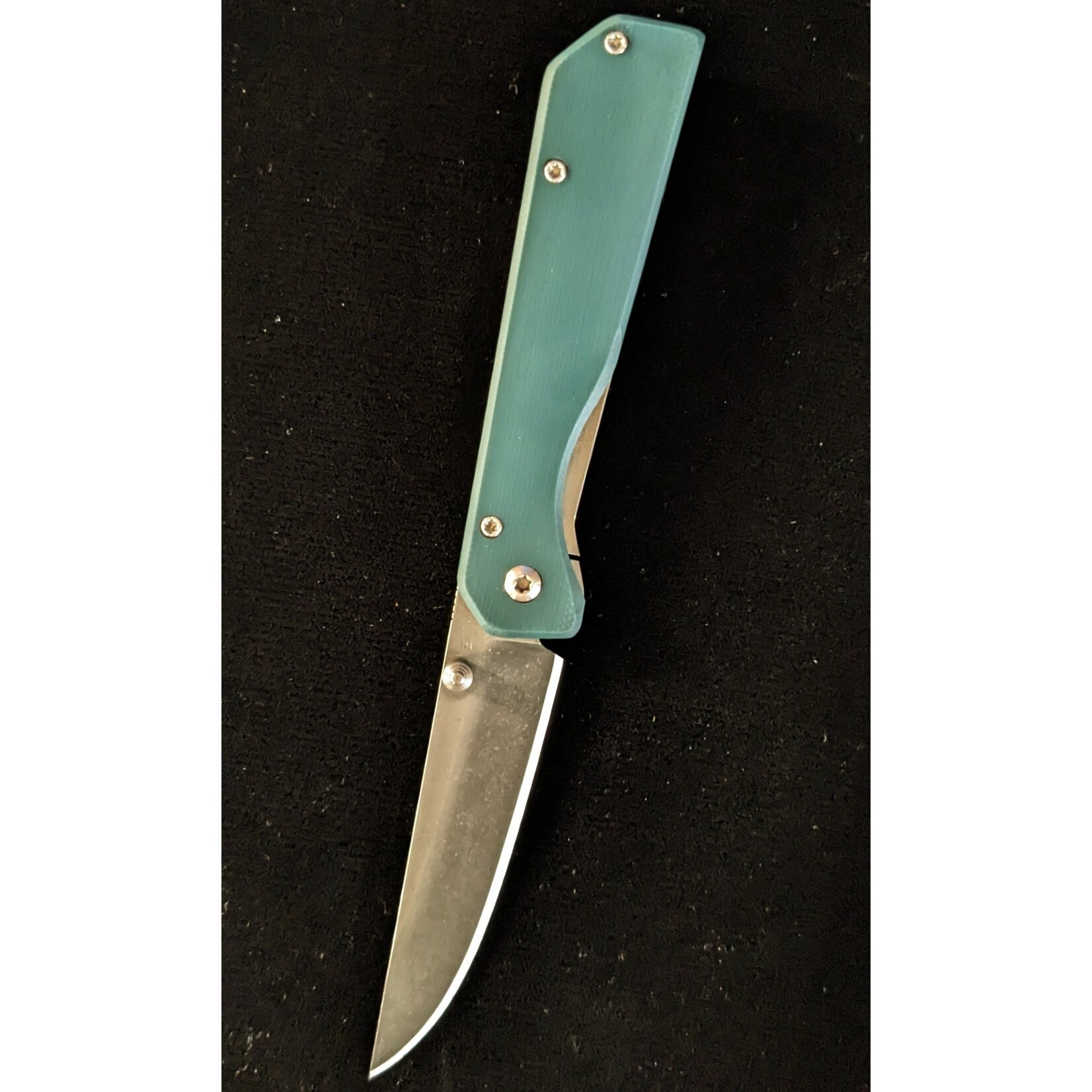 Zanutto Customs Available - Zanutto Customs ZC025 154CM & Titanium + G10 Green Framelock