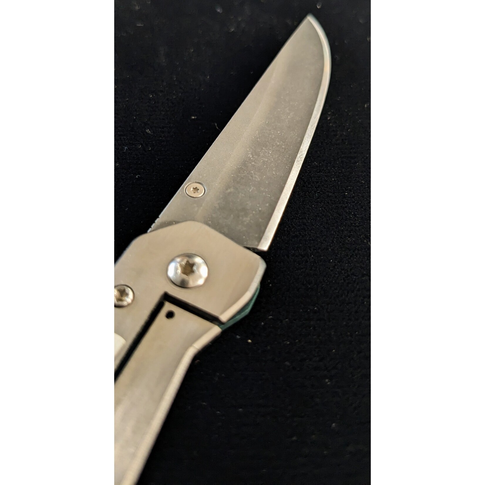 Zanutto Customs Available - Zanutto Customs ZC025 154CM & Titanium + G10 Green Framelock