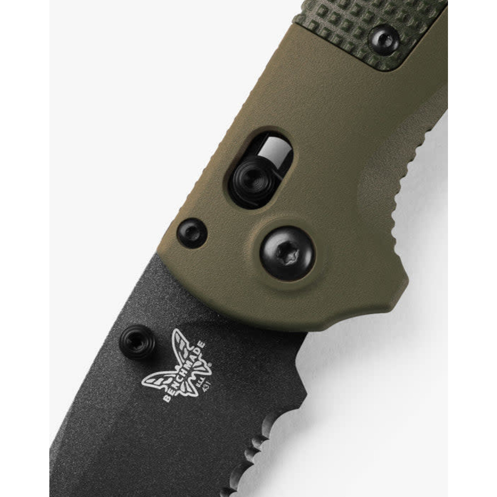 Benchmade Benchmade 431SBK-1 D2 & Grivory Ranger Green Serrated Redoubt