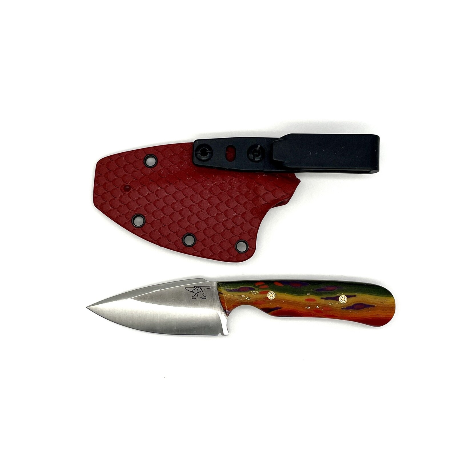 Cur Custom Blades Sold Out - Cur Custom CC311 AEBL & Golden Trout Micarta Shrike
