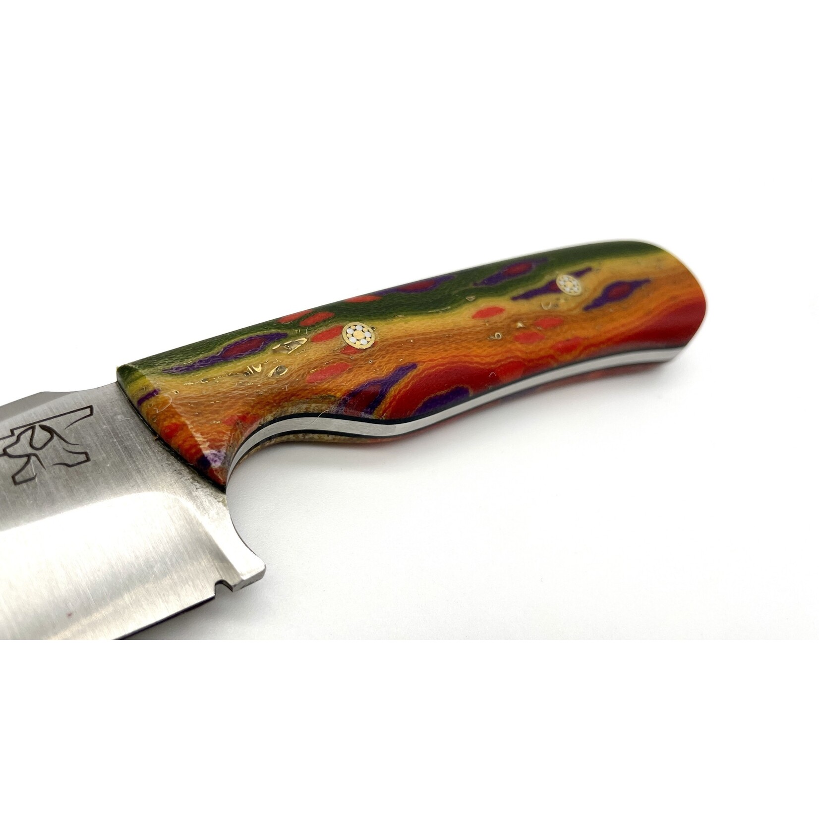 Cur Custom Blades Sold Out - Cur Custom CC311 AEBL & Golden Trout Micarta Shrike