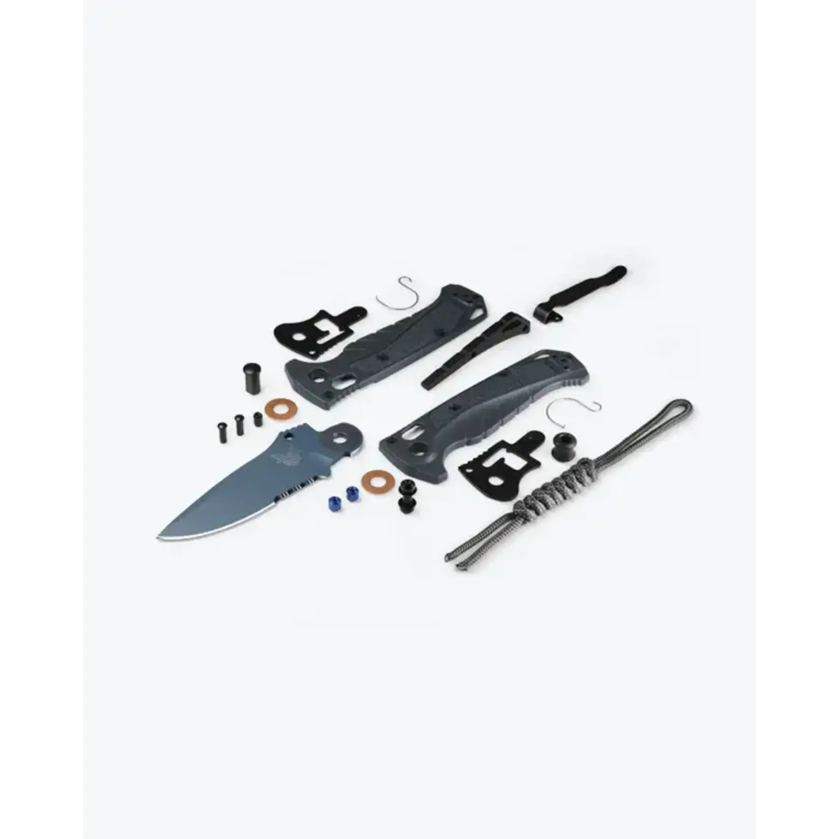 Benchmade Benchmade 18065SBT-01 Magnacut & Grivory Tempest Gray Serrated Mini Adira