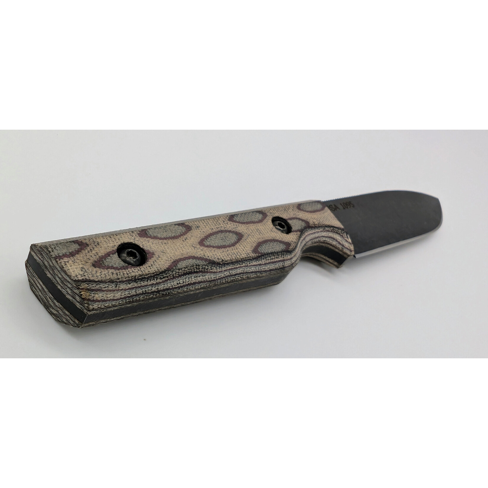 Heaton Custom Knives Sold Out - Heaton Knives HCK024 1095 & Python Canvas Micarta 3.75" EDC