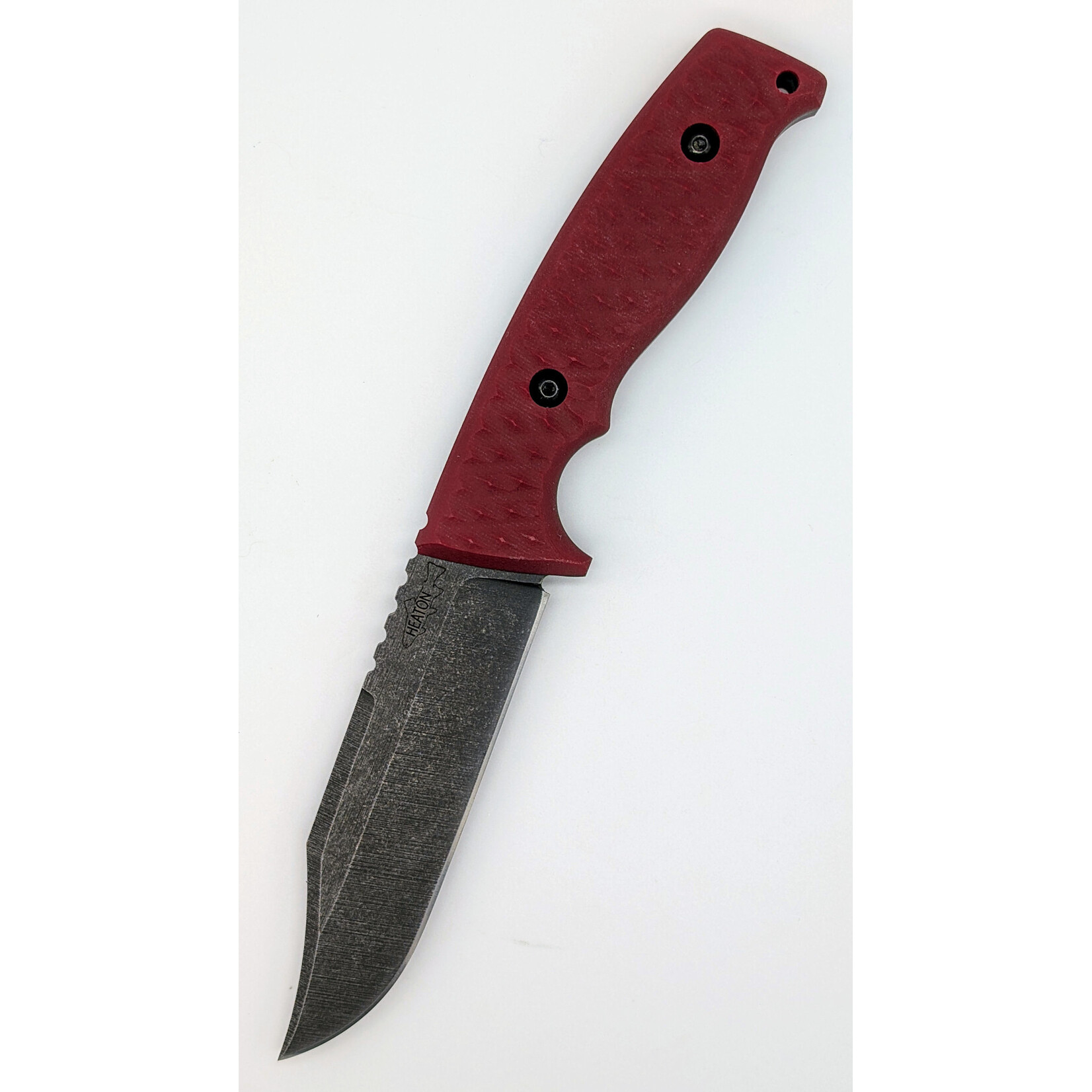 Heaton Custom Knives Heaton Knives HCK033 Procut & G10 Burgundy 9.25" Survival Knife