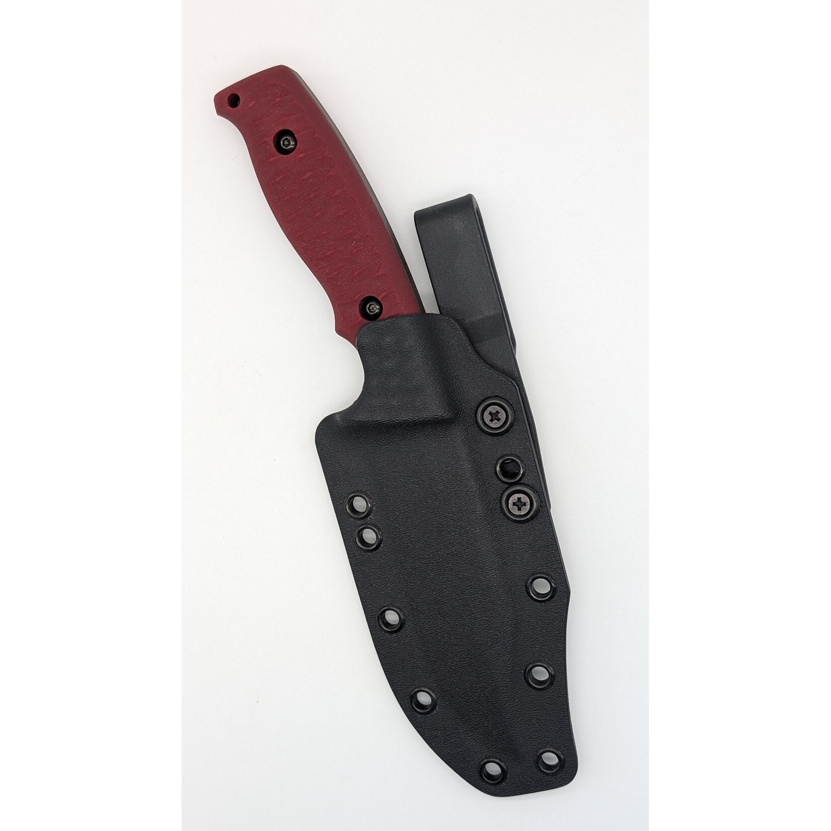Heaton Custom Knives Heaton Knives HCK033 Procut & G10 Burgundy 9.25" Survival Knife