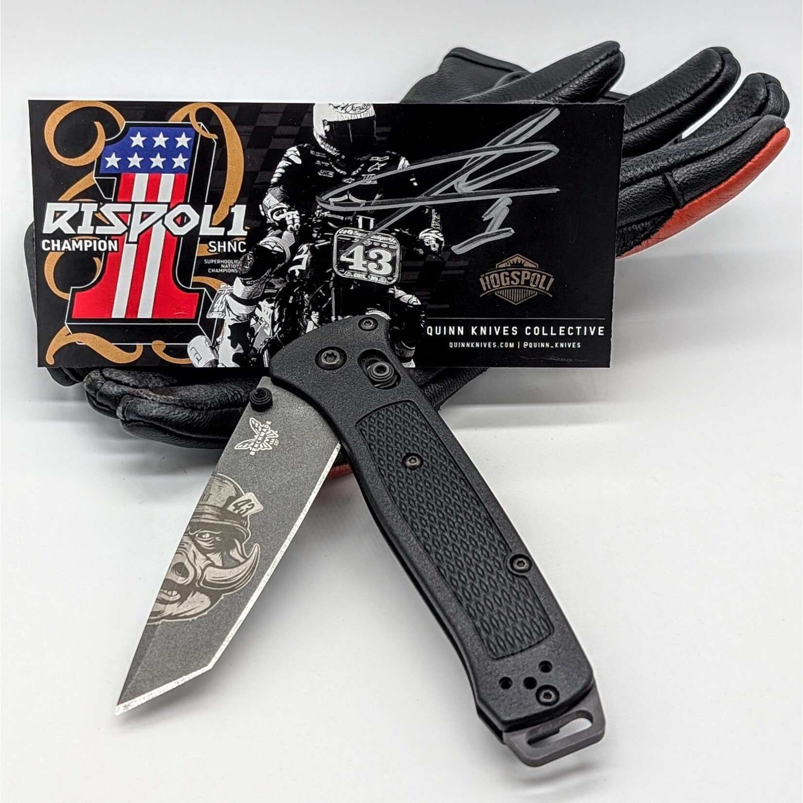 Benchmade Discontinued - Hogspoli HOG001 3V & Grivory "RISPOL1" Championship Bailout