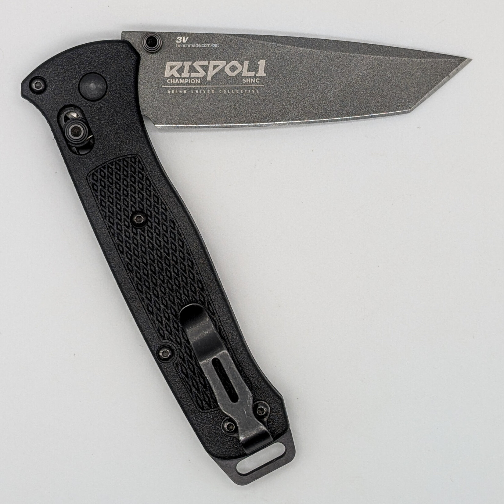 Benchmade Hogspoli HOG001 3V & Grivory "RISPOL1" Championship Bailout