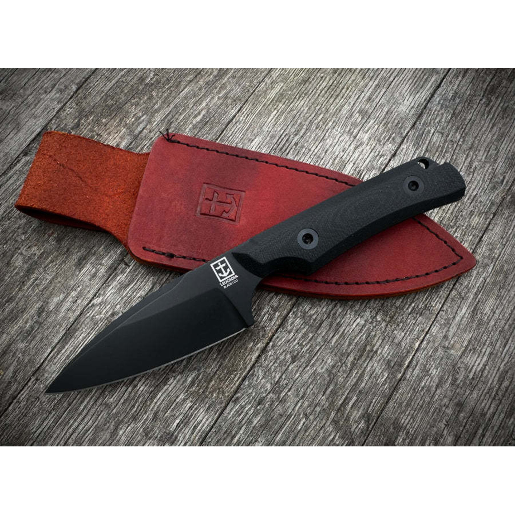 Leucadia Blade Co Leucadia Blade Co LBC018L AEBL Black & G10 Black Ono