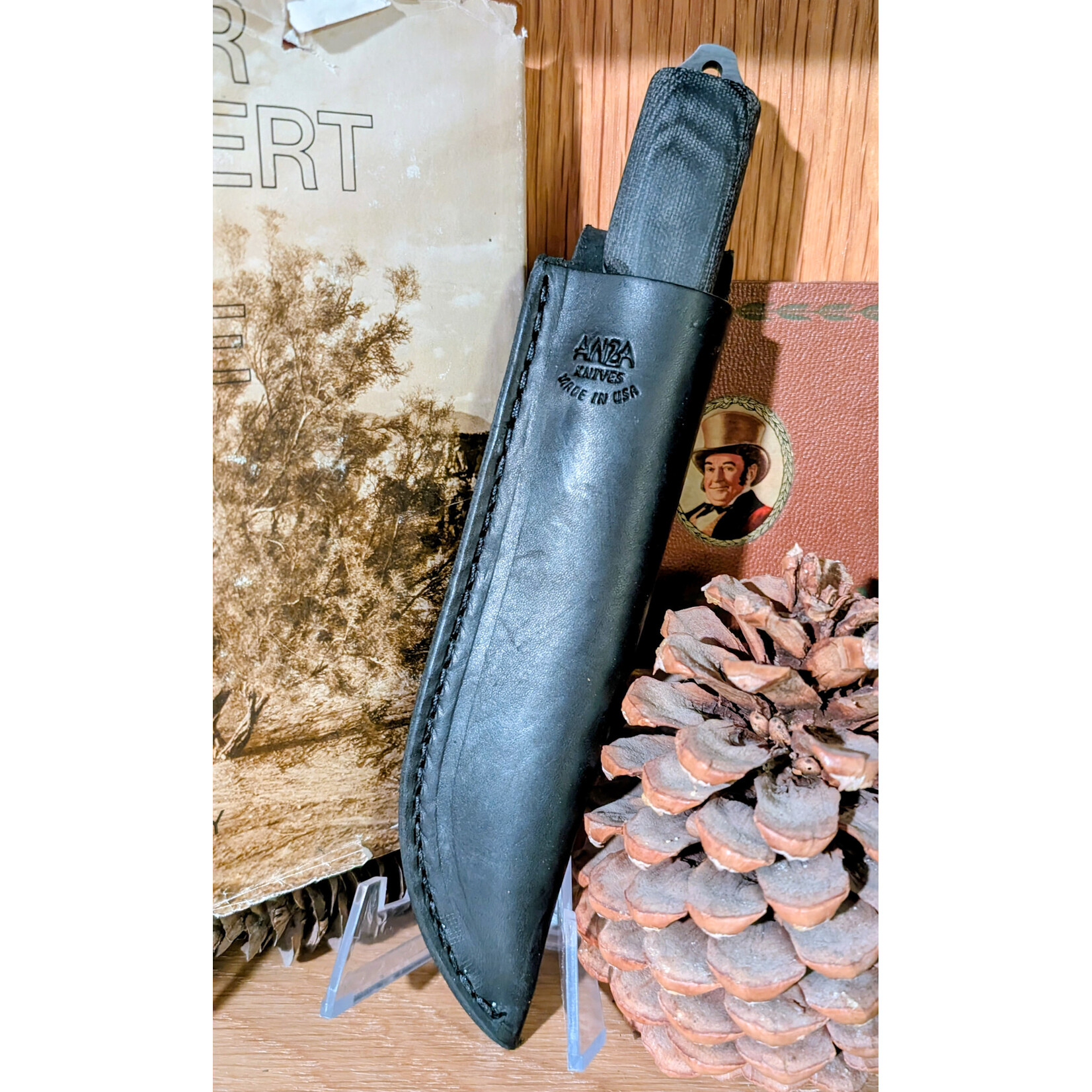 Anza Knives Anza 12F File Steel & Micarta Black SWAT