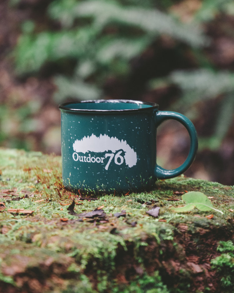 Outdoor 76 O76 Enamel Coffee Mug