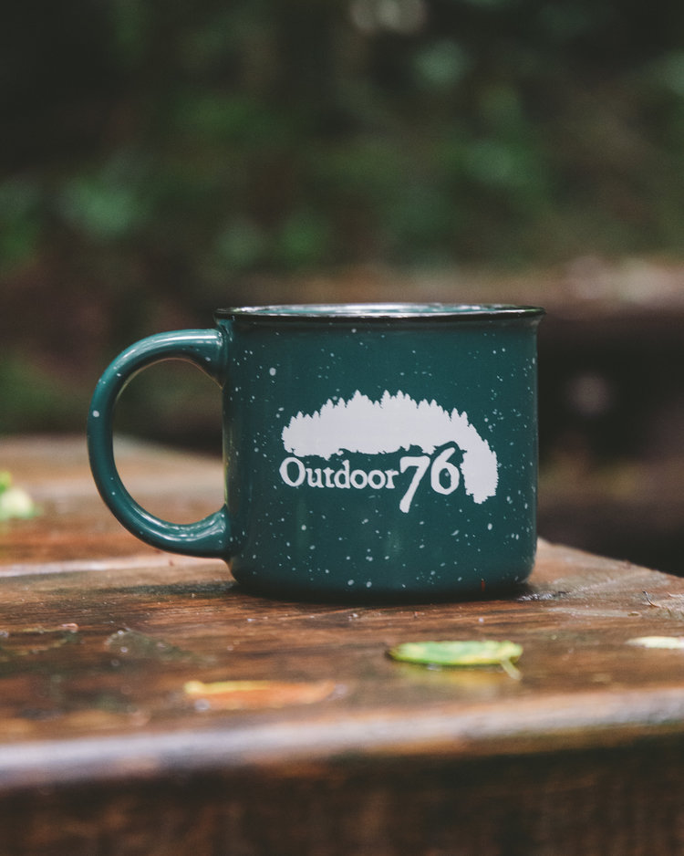 Outdoor 76 O76 Enamel Coffee Mug