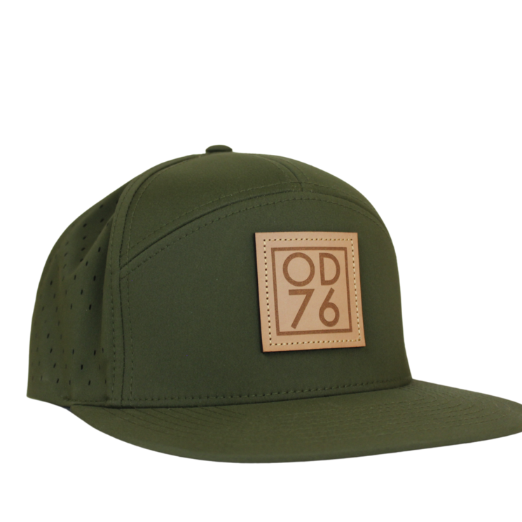 O76 Leather Patch Hat - 169