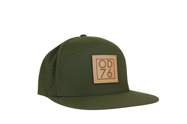 O76 Leather Patch Hat - 169