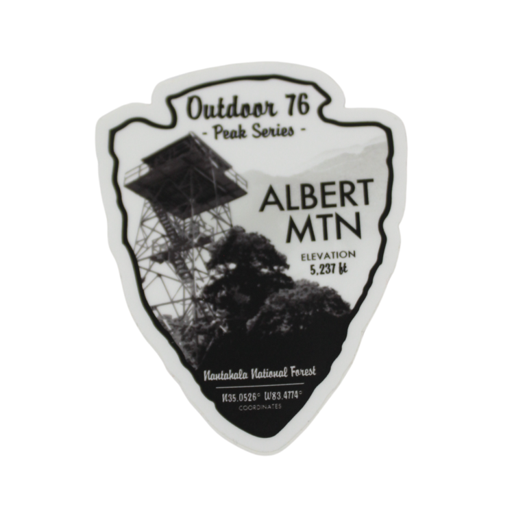 Sticker Mule O76 - Albert Mtn. Sticker