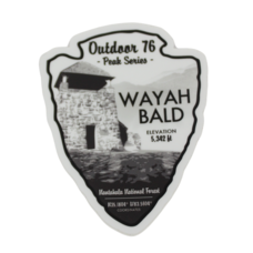 Sticker Mule O76 - Wayah Bald Sticker