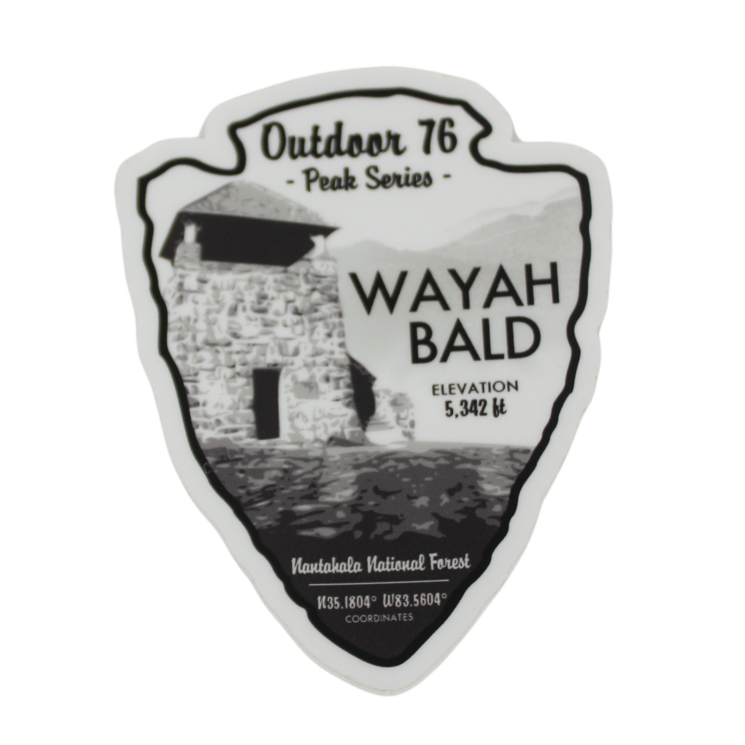 Sticker Mule O76 - Wayah Bald Sticker