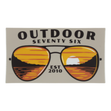 O76 - Rectangle Sunglasses Sticker