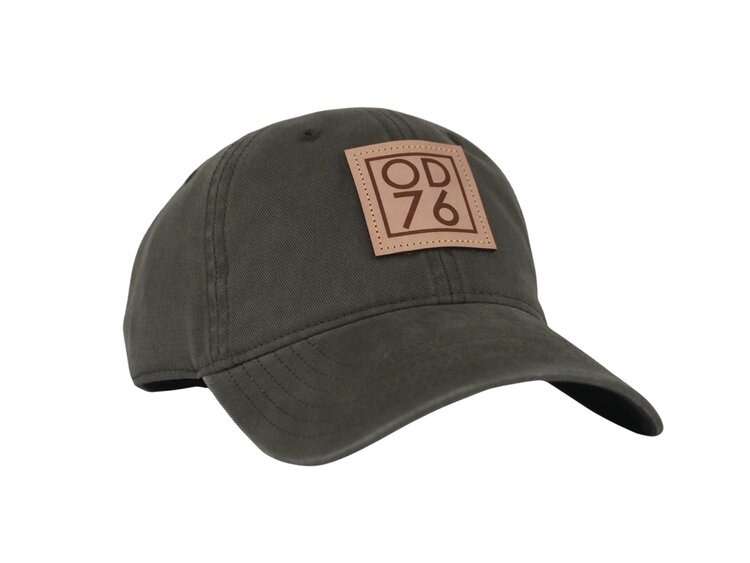 O76 Leather Patch Hat - 326