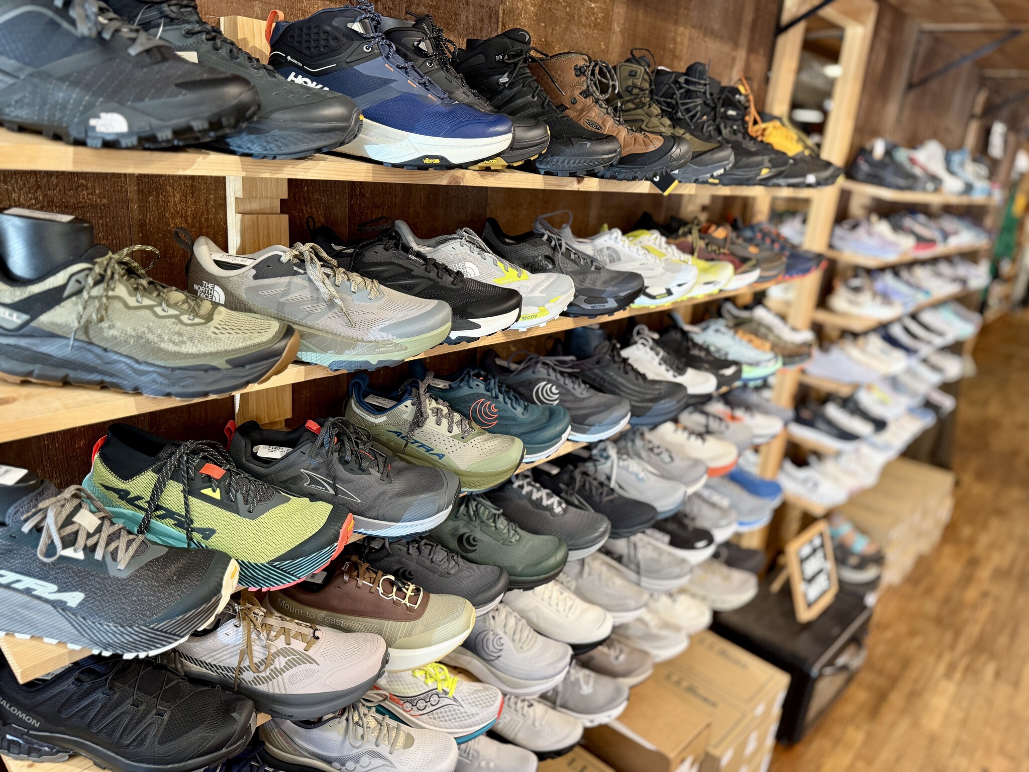 Trail running and hiking footwear at Outdoor 76