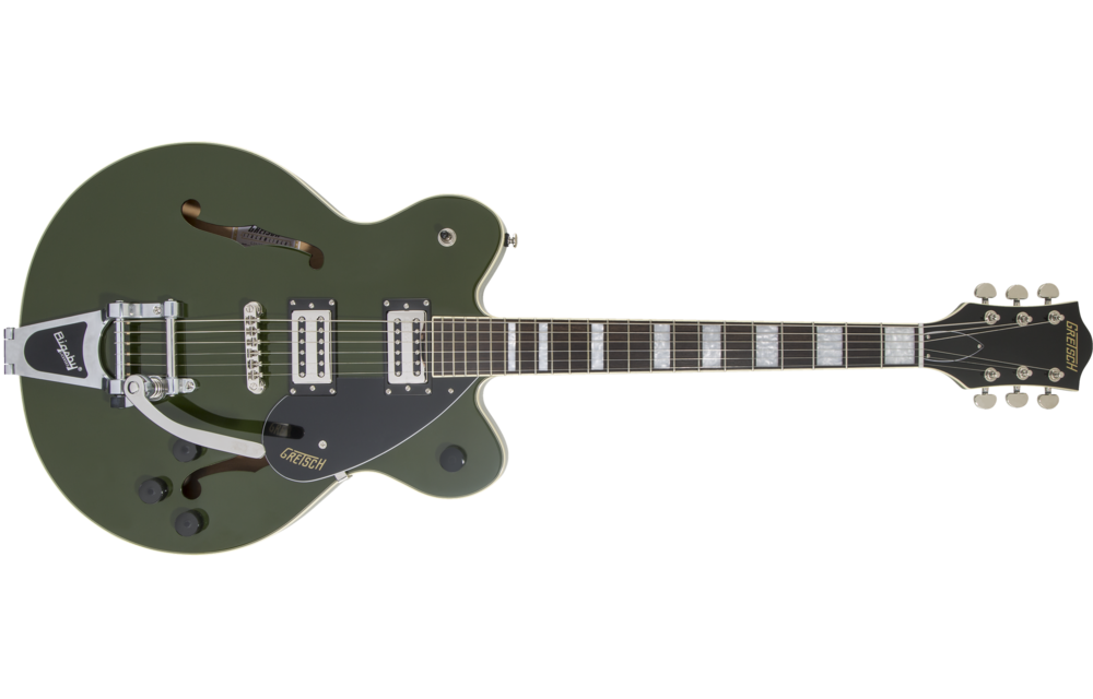 G2622T Streamliner™ Center Block with Bigsby®, Laurel Fingerboard, Broad'Tron™ BT-2S Pickups, Torino Green