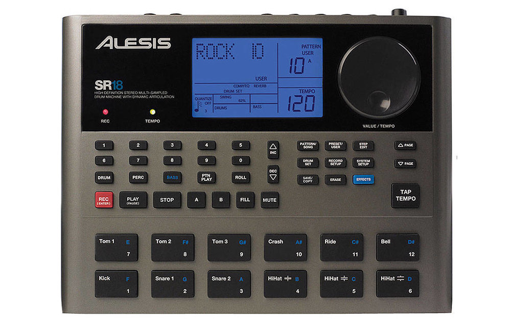 Alesis SR18 High-Definition Drum Machine