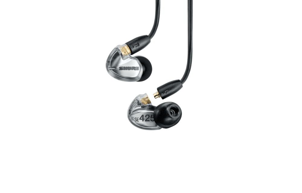 Shure SE425 Écouteurs à isolation acoustique - Clair