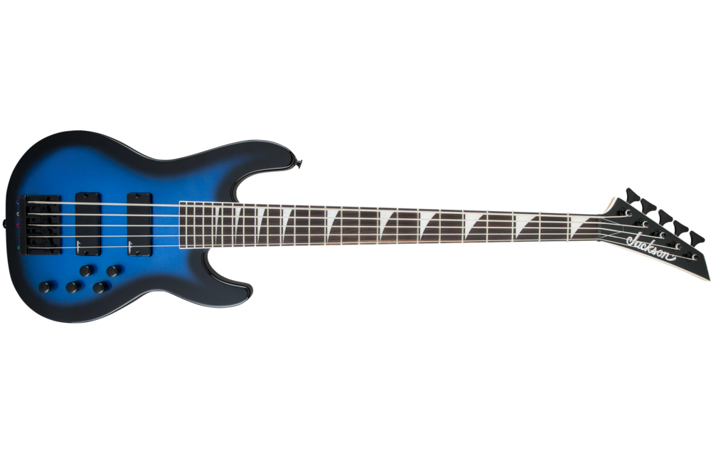 JS Series Concert" Bass JS3V. Amaranth Fingerboard. Metallic Blue Burst