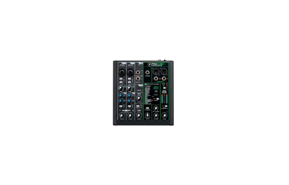 Mackie ProFX6v3 6-Channel Professional Effects Mixer