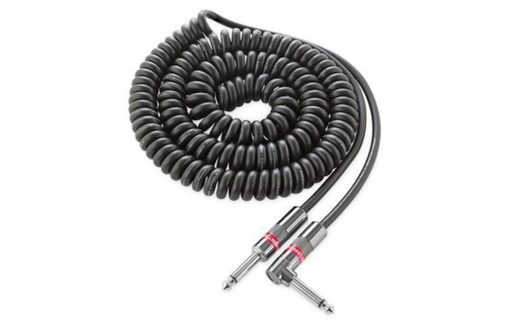 Monster Cable 21" Coiled cable Black