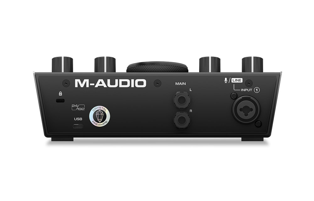 M-Audio Ensemble AIR 192|4 Vocal Studio Pro Kit avec interface USB, microphone NOVA noir et casque HDH40