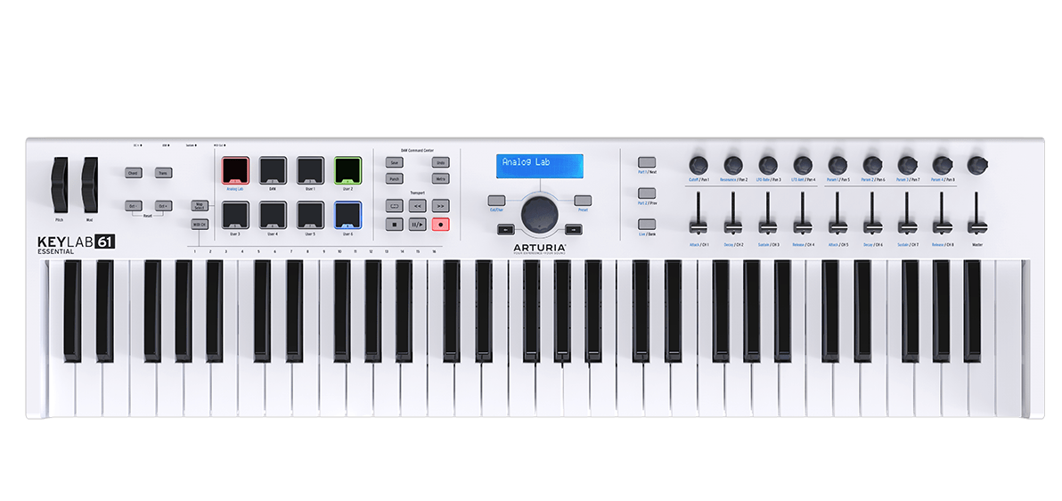 Arturia keylab essential 61 on sale universal midi keyboard