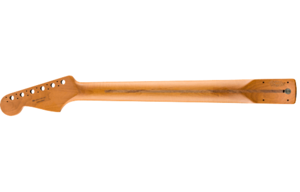 ROASTED MAPLE STRATOCASTER® NECK, 22 JUMBO FRETS, 12", FLAT OVAL SHAPE