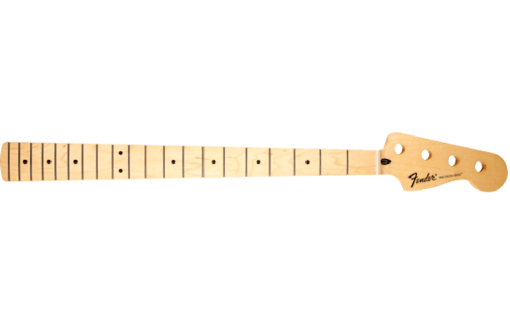 FENDER STANDARD SERIES PRECISION BASS® NECK, 20 MEDIUM JUMBO FRETS - MAPLE