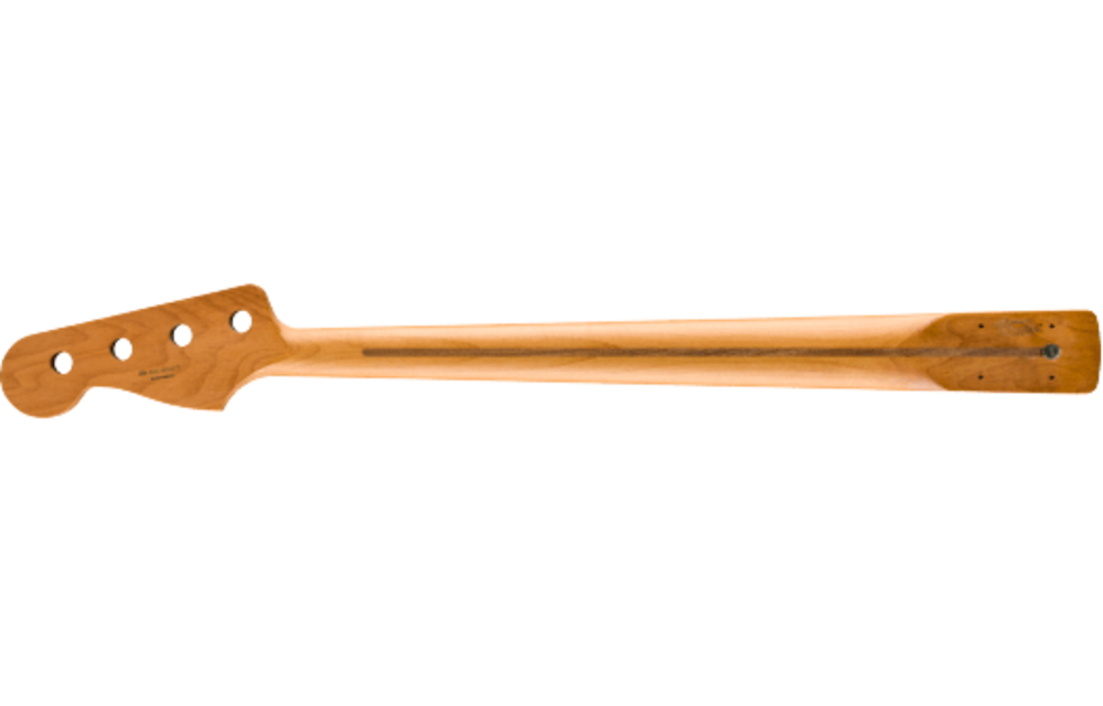 FENDER ROASTED MAPLE JAZZ BASS® MANCHE, 20 MEDIUM JUMBO FRETTES, 9.5", MAPLE, C SHAPE