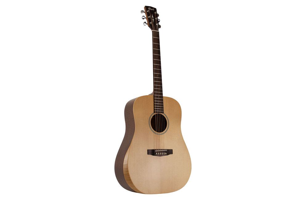 Cort EARTH-BEVELCUT-OP Acoustic Guitar with Bevel Cut, Open Pore